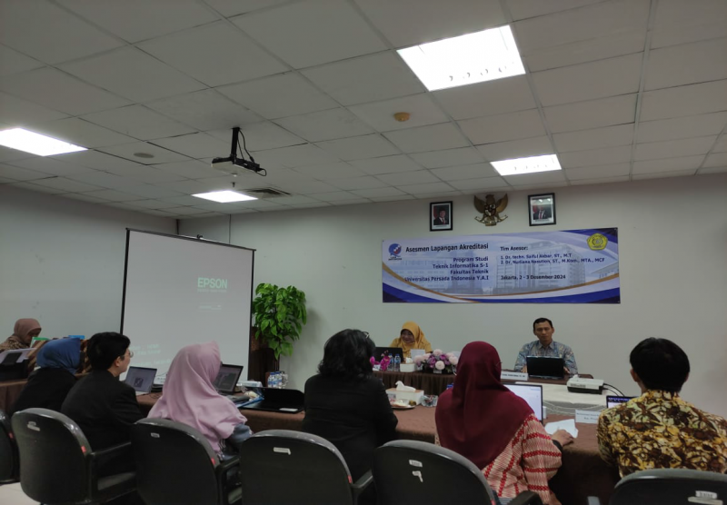 Assesmen Lapangan oleh Asesor LAM INFOKOM pada Prodi Sarjana Teknik Informatika FT UPI Y.A.I