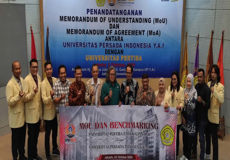 Menerima Kunjungan Benchmarking SPMI Universitas PERTIBA ke UPI Y.A.I